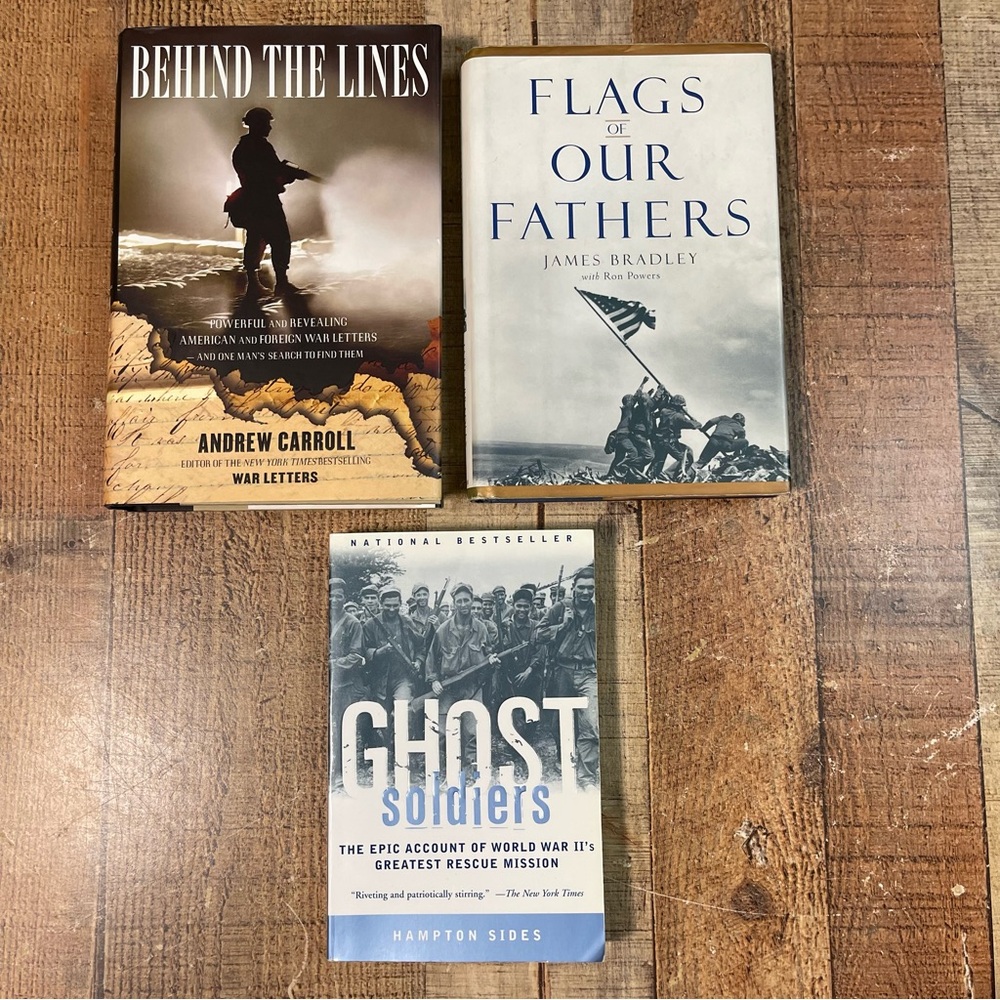Biography Book Bundle Behind The Lines Ghost Soldiers Flags Of Our Fathers